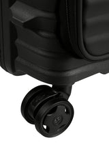Upscape Expanderbar Kabinväska Med Framfack 4 hjul 55cm Black