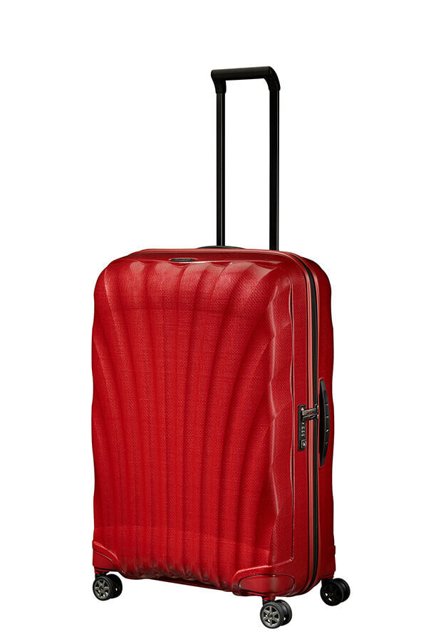 C-Lite Resväska med 4 hjul 75cm Chili red
