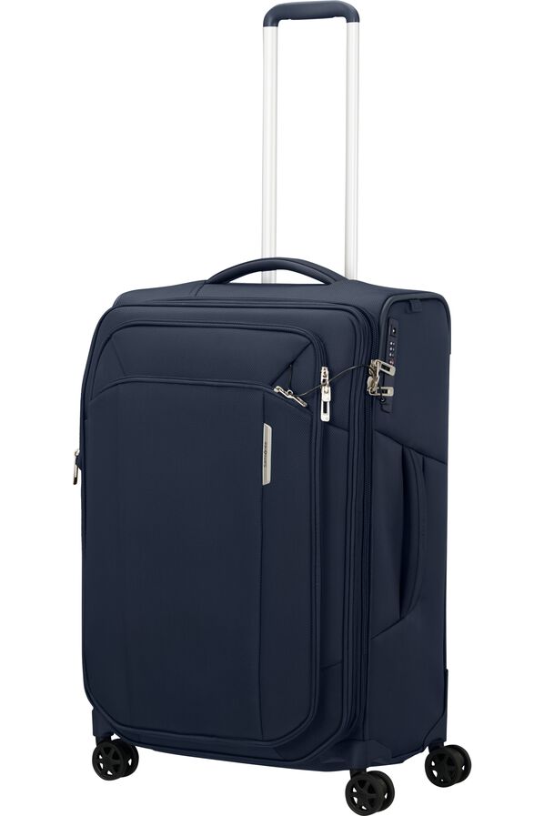 Respark Expanderbar resväska med 4 hjul 67cm Midnight Blue