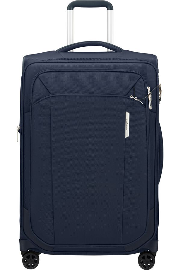 Respark Expanderbar resväska med 4 hjul 67cm Midnight Blue
