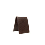 byAxel mörkbrun plånbok i läder tillverkad i Italien.
